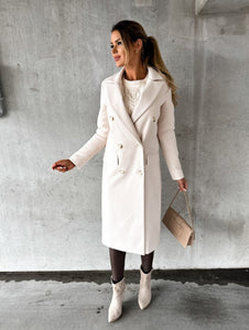 Elegant Wool Blend Coat