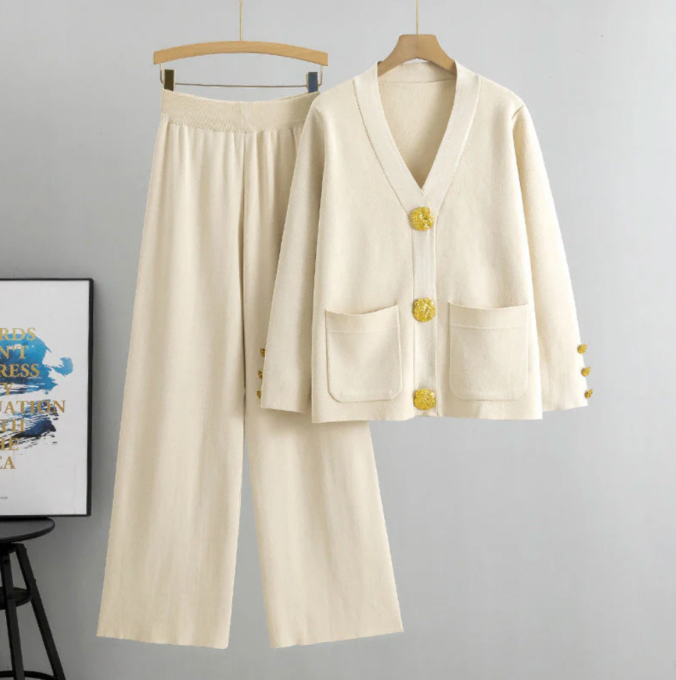 Elegant 2-Piece Women's Knit Set