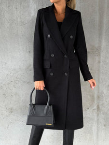 Elegant Wool Blend Coat