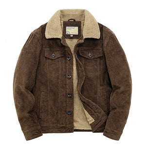 Men’s Sherpa-Lined Corduroy Jacket