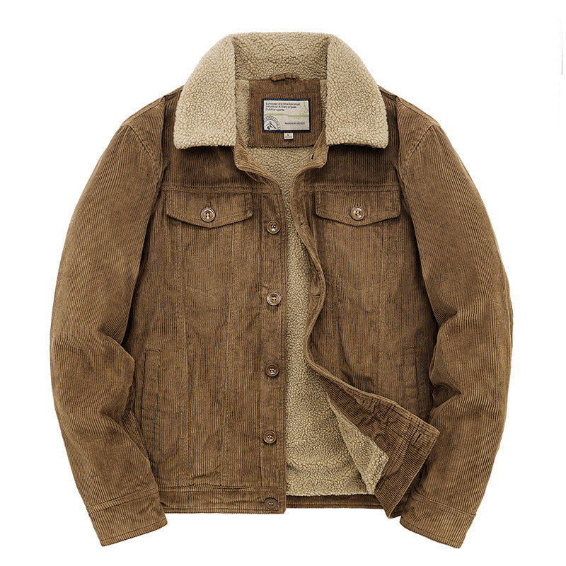 Men’s Sherpa-Lined Corduroy Jacket