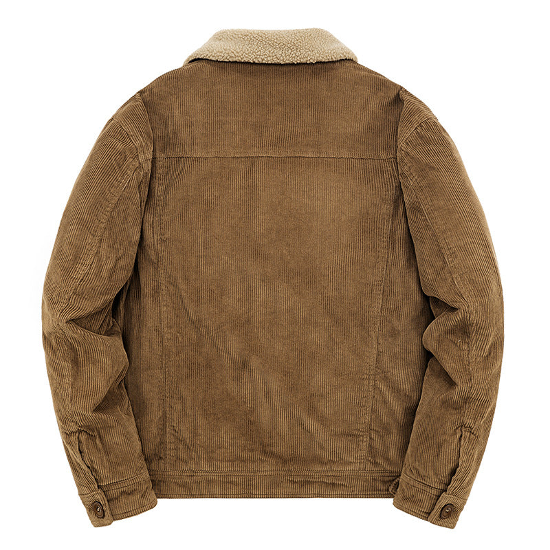 Men’s Sherpa-Lined Corduroy Jacket