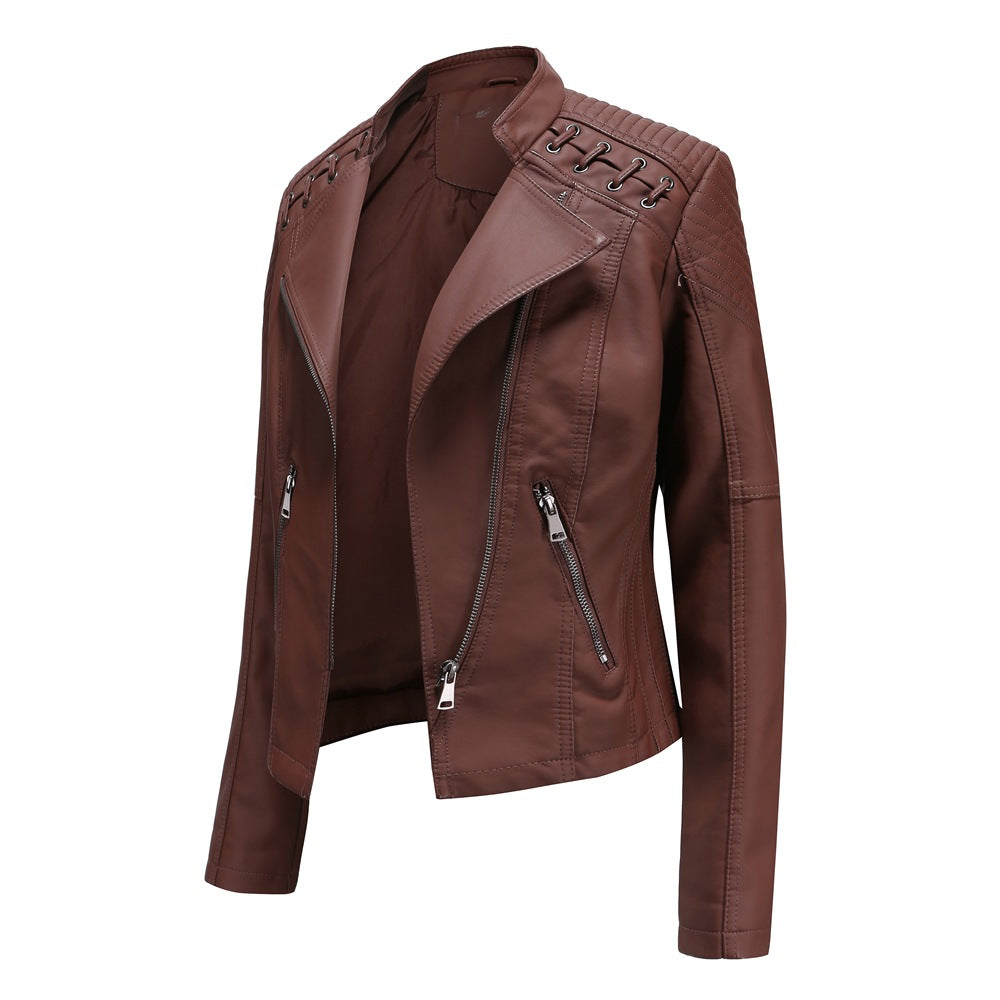 Women’s PU Leather Jacket