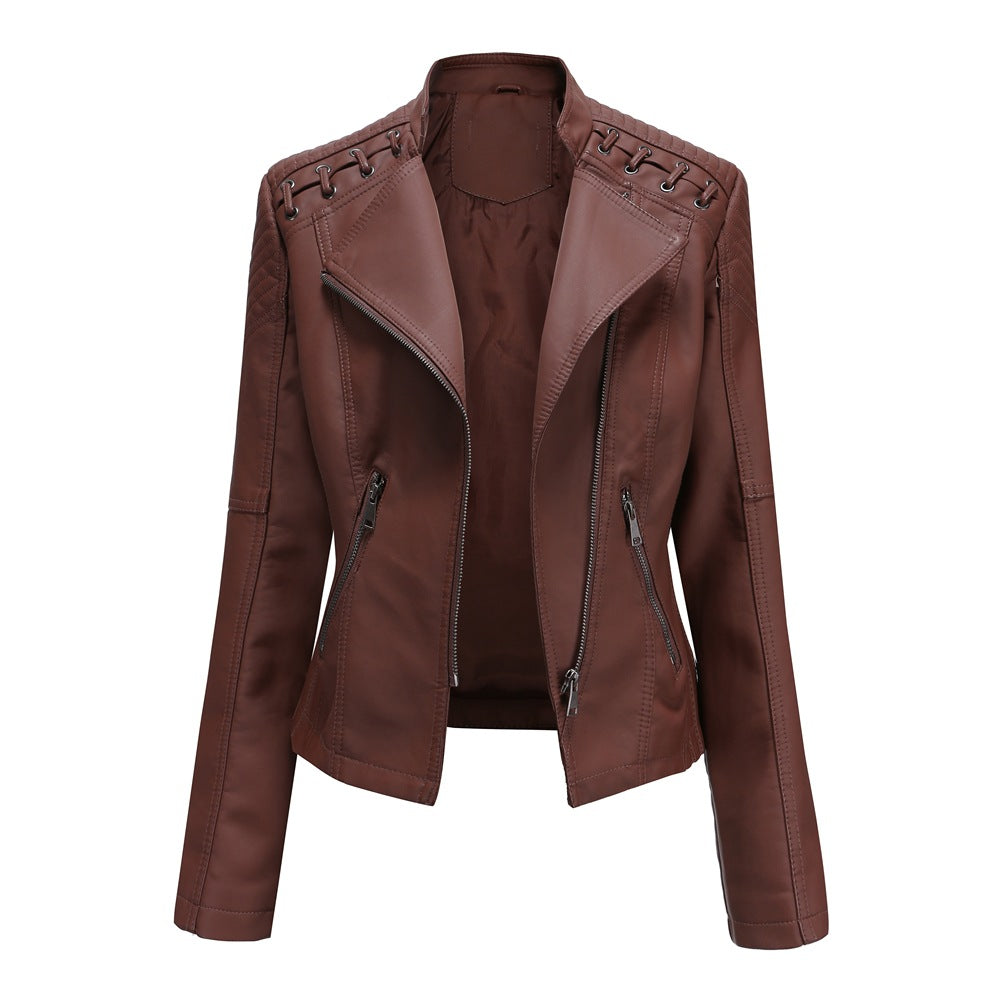 Women’s PU Leather Jacket