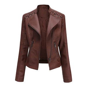 Women’s PU Leather Jacket