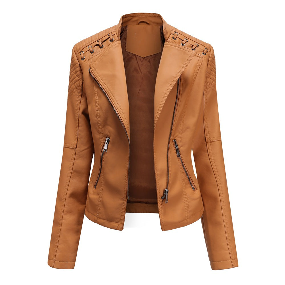 Women’s PU Leather Jacket