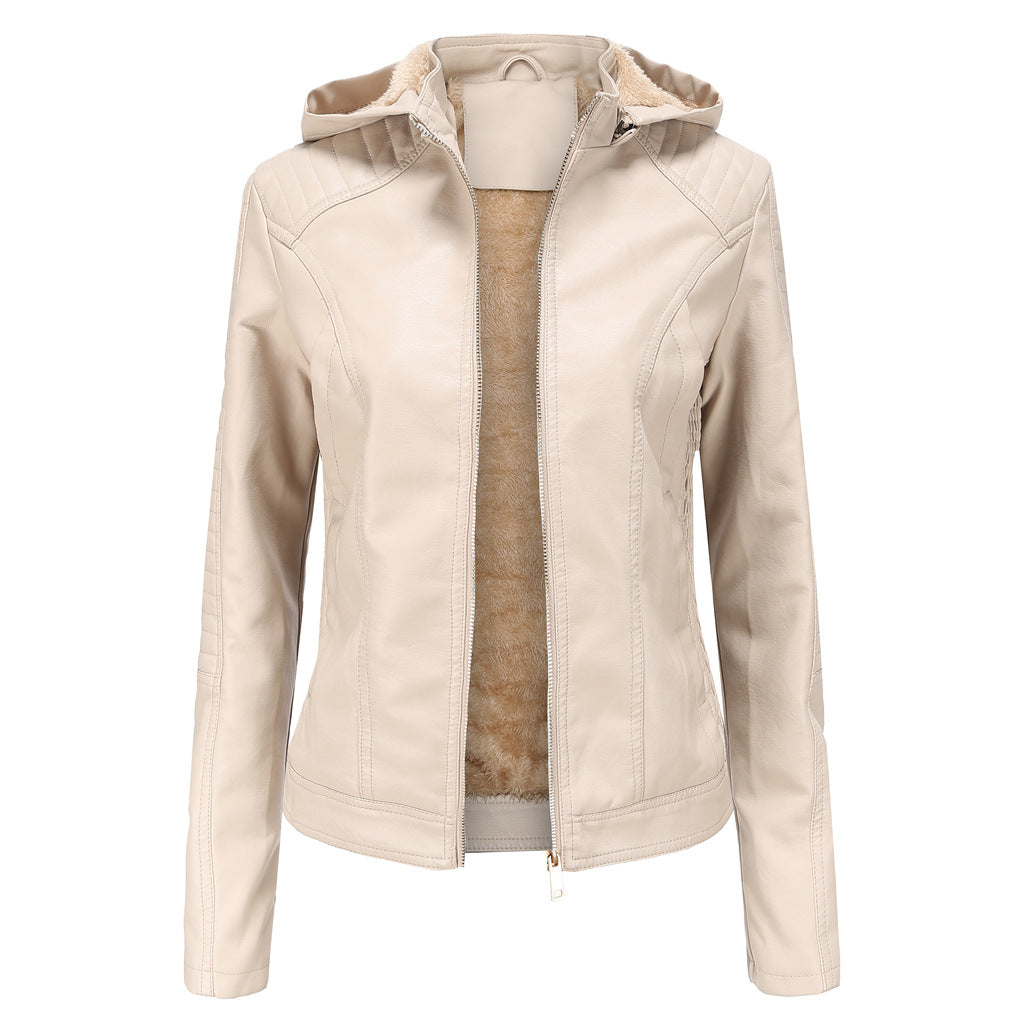 Women's Leather Look Jacket