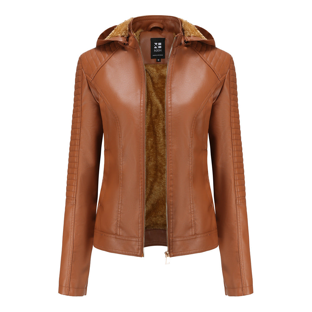 Women's Leather Look Jacket