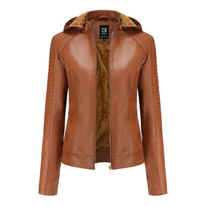 Women's Leather Look Jacket