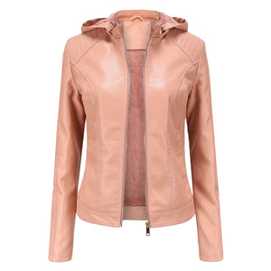 Women's Leather Look Jacket