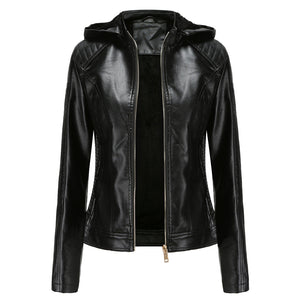 Women's Leather Look Jacket