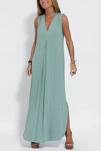 Women's 2-Piece Maxi Dress & Long Vest Set